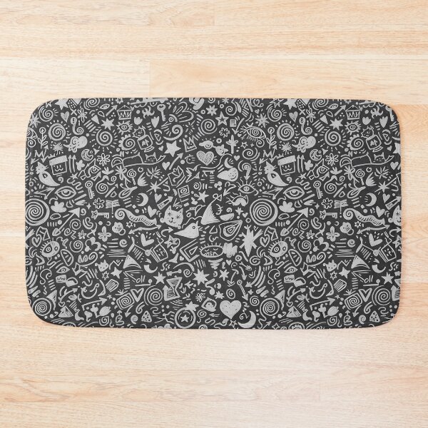 Item preview, 77 Whimsical Hand Drawn Folk Art Doodle Pattern designed and sold by ART ATTACK ZONE.
