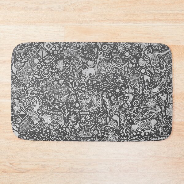 Item preview, 88 Whimsical Hand Drawn Folk Art Doodle Pattern designed and sold by ART ATTACK ZONE.