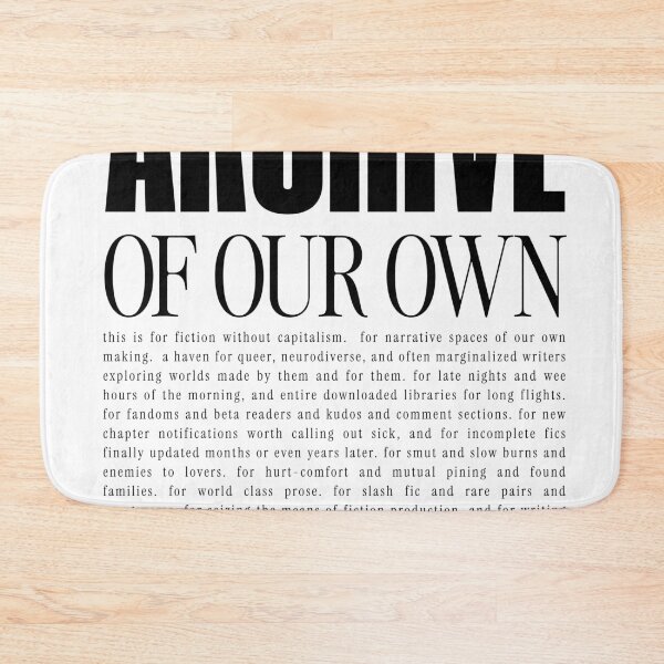 Item preview, AO3 Newspaper Graphic designed and sold by apparelofourown.