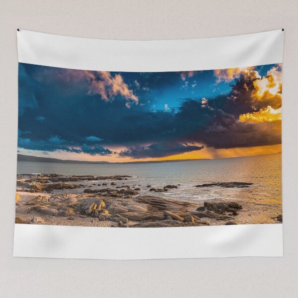Item preview, Ocean Serenity under a Dramatic Sky designed and sold by Faith Based Decor & Art &Gifts.