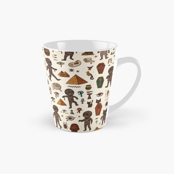 Item preview, Egypt Whimsical Hand Drawn Folk Art Doodle Pattern designed and sold by ART ATTACK ZONE.