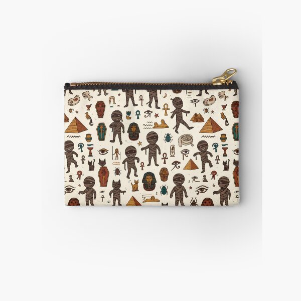 Item preview, Egypt Whimsical Hand Drawn Folk Art Doodle Pattern designed and sold by ART ATTACK ZONE.