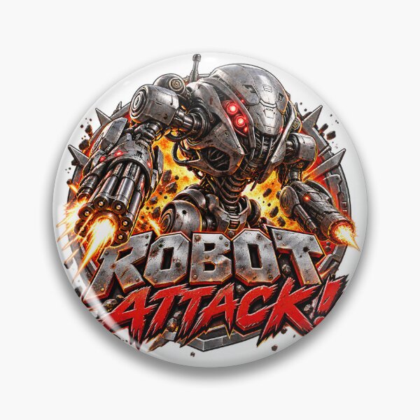 Item preview, Robot Attack! designed and sold by Moviebuff91.