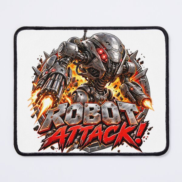 Item preview, Robot Attack! designed and sold by Moviebuff91.
