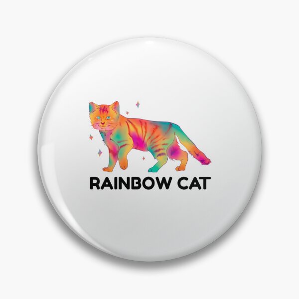 Item preview, Rainbow Cat – Colorful Cute Cat Lover Design designed and sold by walbayzon.