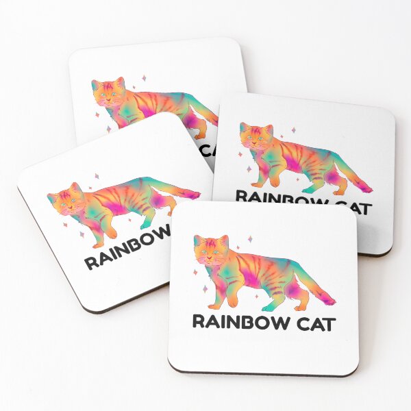 Item preview, Rainbow Cat – Colorful Cute Cat Lover Design designed and sold by walbayzon.
