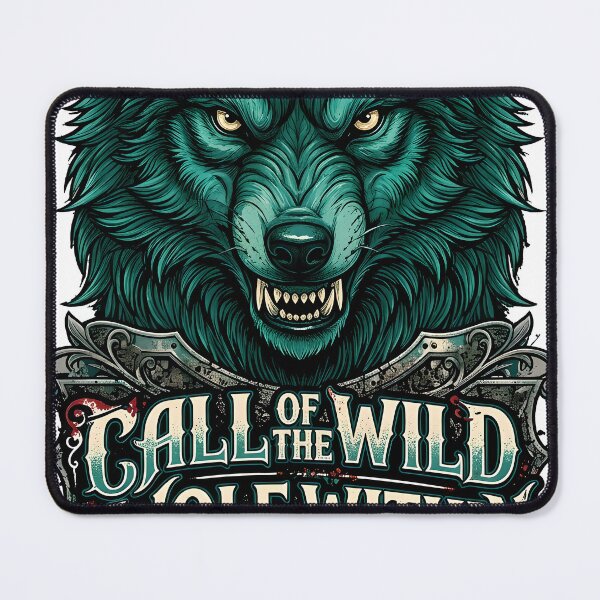 Item preview, Call of the Wild Wolf Within Fierce Predator Gothic Art designed and sold by BrainConstip.