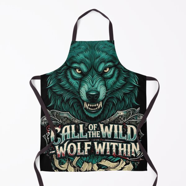 Item preview, Call of the Wild Wolf Within Fierce Predator Gothic Art designed and sold by BrainConstip.