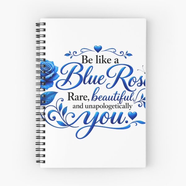 Item preview, Blue Rose Inspirational Quote designed and sold by Reshmakhan.