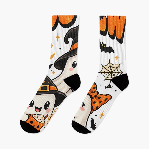 Item preview, Boo Crew Ghosts With Pumpkin Lattes designed and sold by Pure Craft.