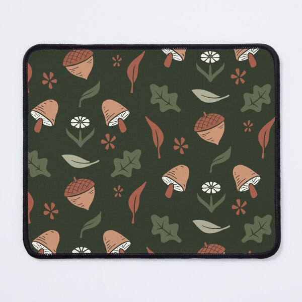 Item preview, Autumn Acorn and Mushroom Woodland Pattern designed and sold by Flora-and-Fable.