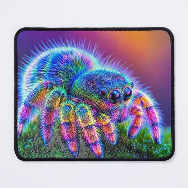 Item preview, Neon rainbow spider designed and sold by KingsArtworx 2.