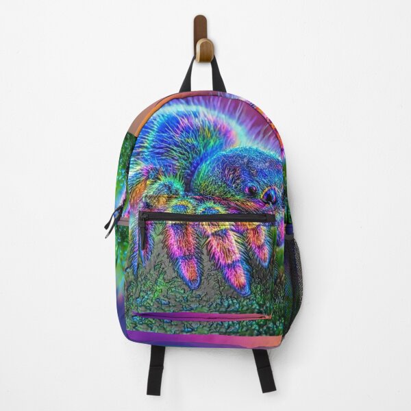 Artikelvorschau, Neon-Regenbogen-Spinne entworfen und verkauft von KingsArtworx 2.