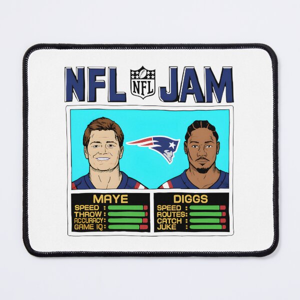Item preview, New England Patriots Inspired Design Featuring Football Players Drake Maye and Stefon Diggs designed and sold by Simoxn0uri.