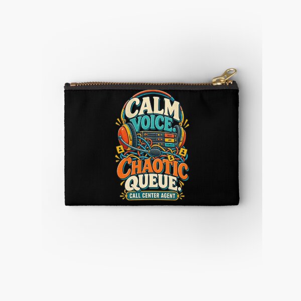 Item preview, Calm Voice Chaotic Queue Call Center Agent designed and sold by MOTIFOLK.