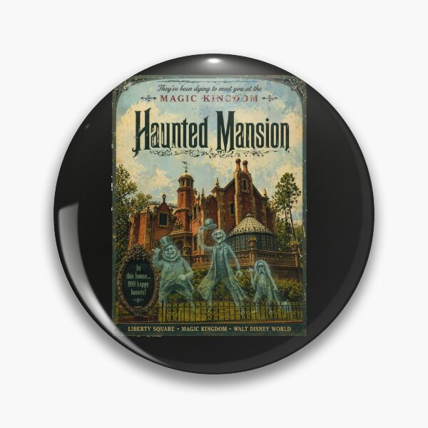Item preview, Walt Disney World Vintage 999 Happy Haunts Poster Design designed and sold by Shirts With Pride.