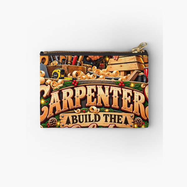 Item preview, Carpenters Build The Holidays Woodworker Christmas designed and sold by 198tees.