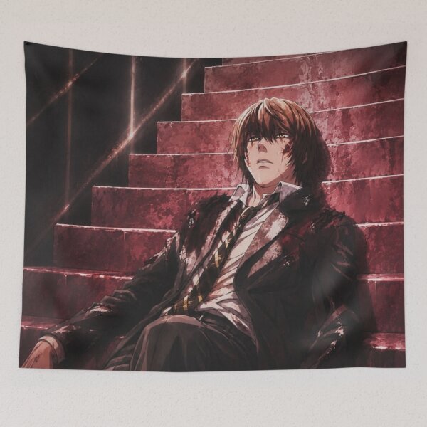 Item preview, Light Yagami Defeated Staircase Death Note (HIGH-QUALITY) designed and sold by ShawnMorrisDesigns.