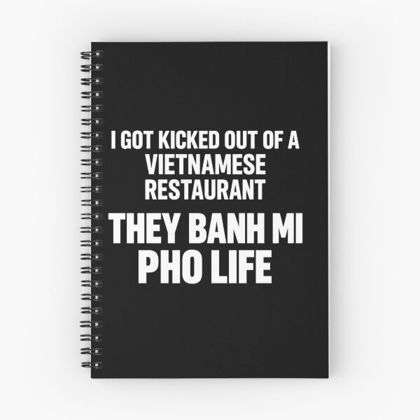 Item preview, pho restaurant funny banh mi life typography graphic designed and sold by anapldv.
