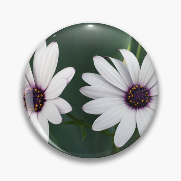 Item preview, White Daisies with Violet Hearts designed and sold by Kimberly Palmer.