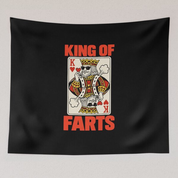 Item preview, king of farts funny playing card king parody tee designed and sold by anapldv.
