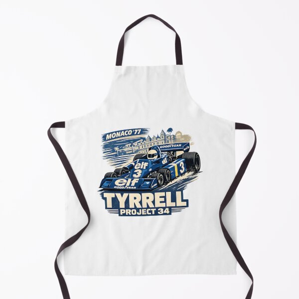 Item preview, Tyrrell P Six Wheeler Formula 1 Racing Car Vintage Livery Design designed and sold by Nolan Wolf.