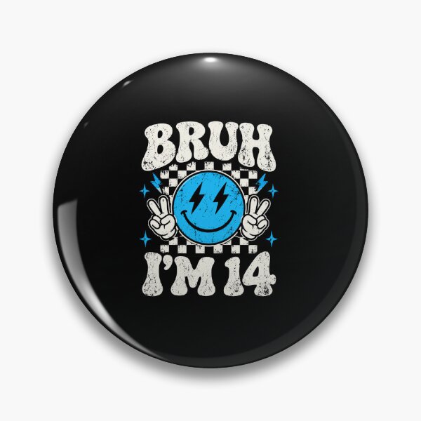 Item preview, Bruh 14 Funny Retro Smiley Peace Vibe Graphic designed and sold by anapldv.