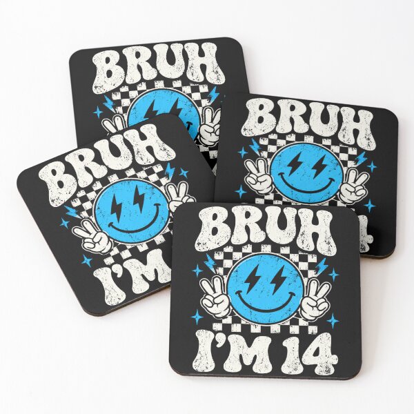 Item preview, Bruh 14 Funny Retro Smiley Peace Vibe Graphic designed and sold by anapldv.
