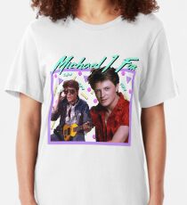 80s Michael J Fox Slim Fit T-Shirt