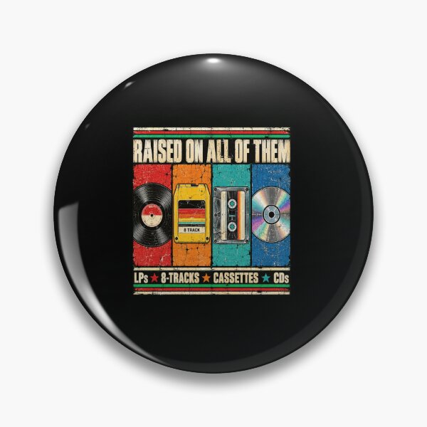 Artikelvorschau, Vintage-Musikposter im Retro-Stil mit Schallplatten, Kassetten und CDs entworfen und verkauft von anapldv.
