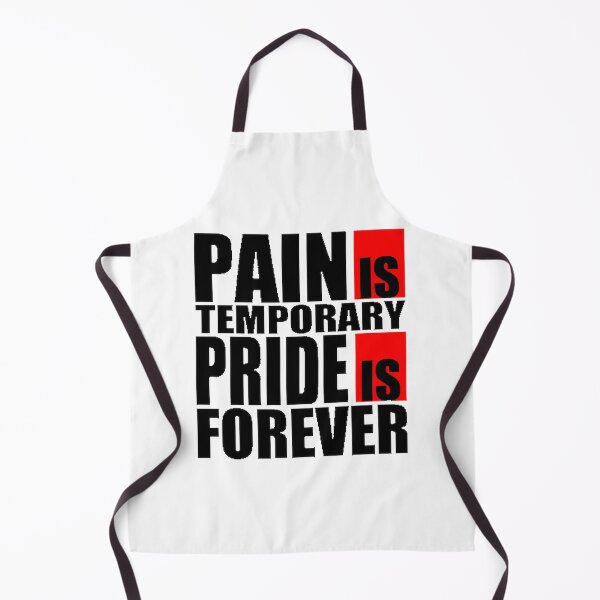 Item preview, Pain is Temporary Pride is Forever Motivational Quote Design designed and sold by onceatwice.