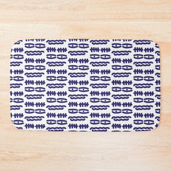 Item preview, Indigo Tired Eyes Doodle Face designed and sold by felipemaldonadoart.