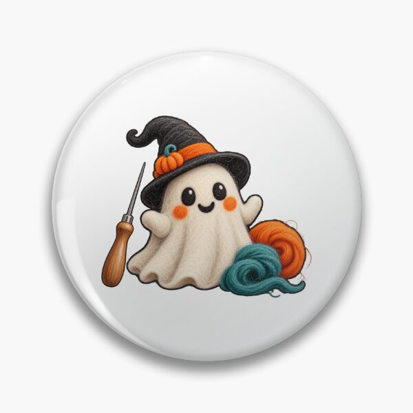 Item preview, Halloween Needle Felting Ghost Maker Art designed and sold by UrbanCanvvas.