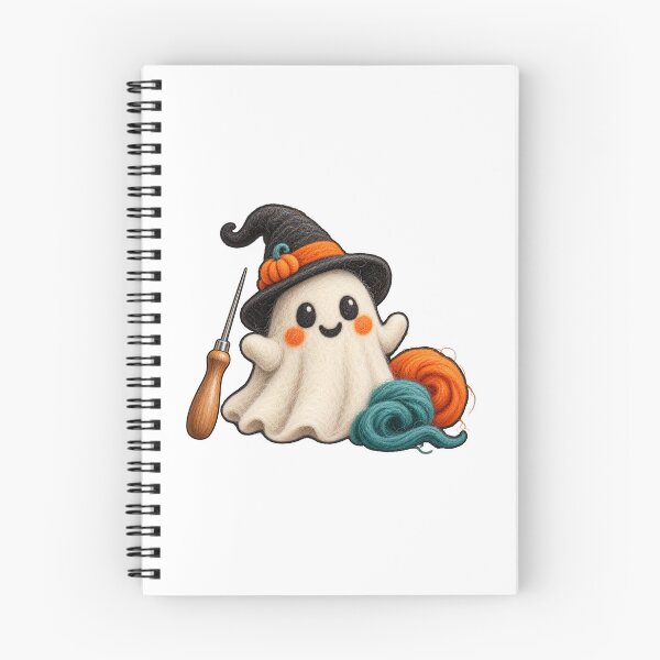 Item preview, Halloween Needle Felting Ghost Maker Art designed and sold by UrbanCanvvas.