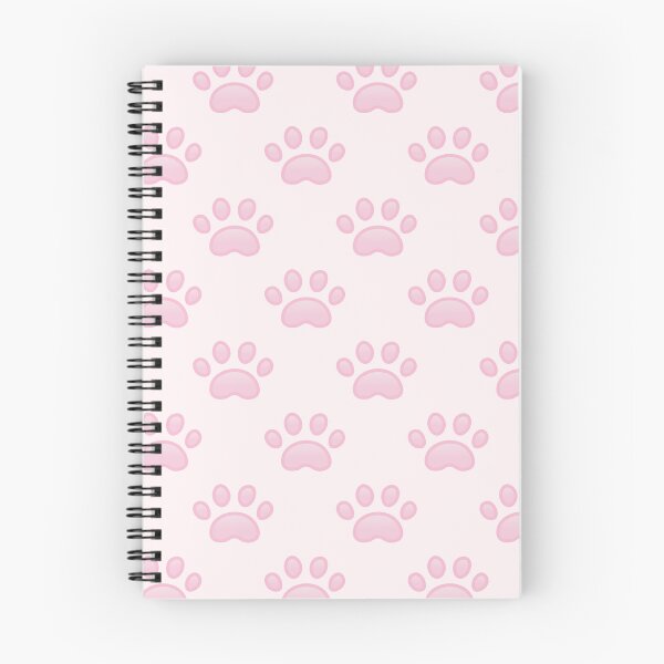 Item preview, Pattern of Cute Pastel Cat Paws - Kawaii Chibi illustration designed and sold by Agamaji.