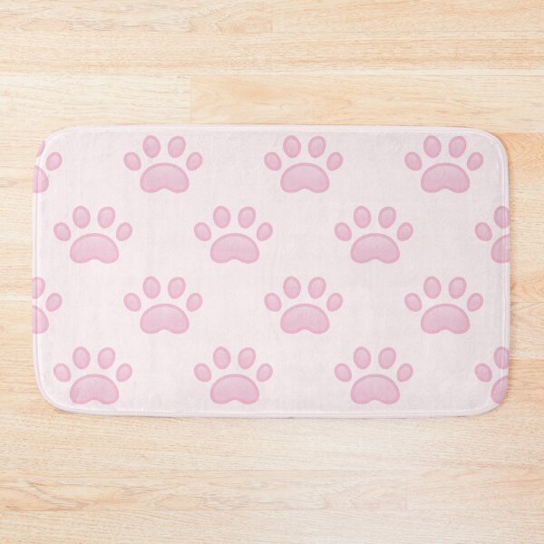 Item preview, Pattern of Cute Pastel Cat Paws - Kawaii Chibi illustration designed and sold by Agamaji.