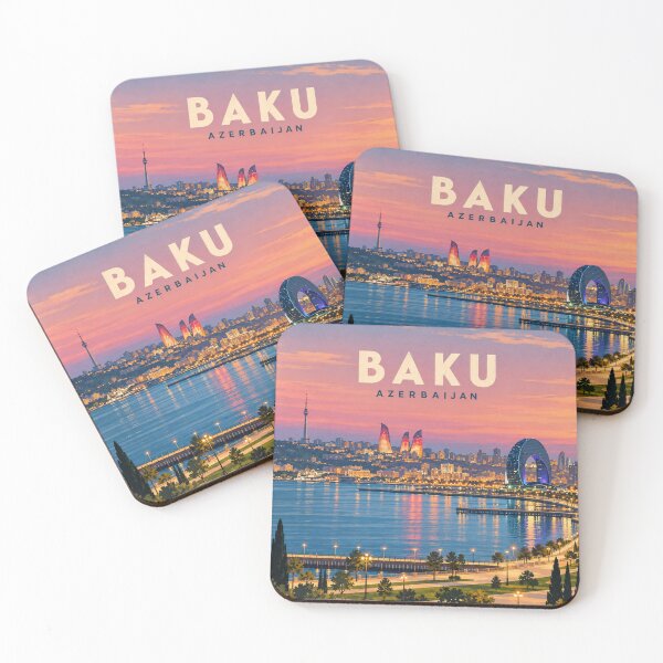 Item preview, Baku Vintage Caspian City Art designed and sold by MichaeIRellov.