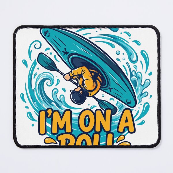 Item preview, I'm on a Roll Funny Kayak Eskimo Roll T-Shirt designed and sold by ApparelOutpost.