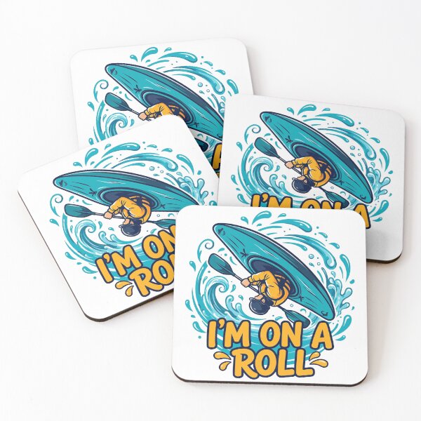 Item preview, I'm on a Roll Funny Kayak Eskimo Roll T-Shirt designed and sold by ApparelOutpost.