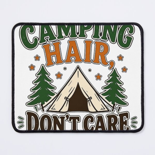 Item preview, Camping Hair Don't Care Funny Outdoor Camping Design designed and sold by yahya tougui.