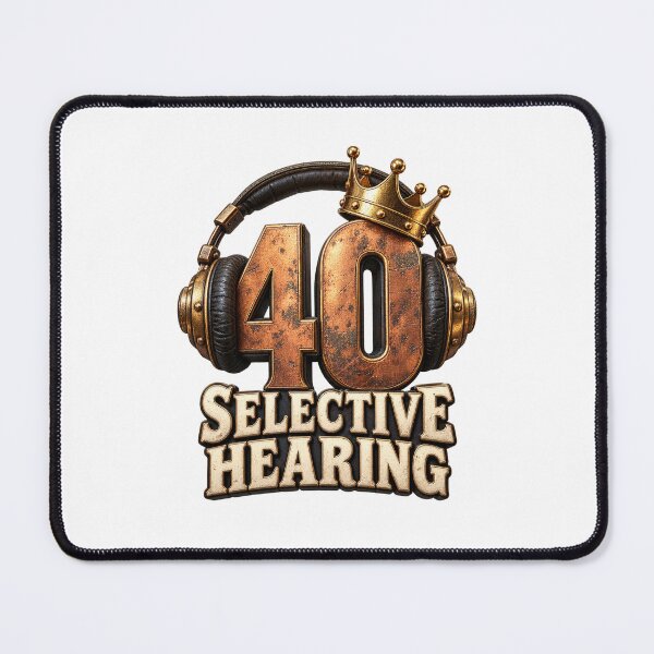 Item preview, Forty Selective Hearing Birthday designed and sold by TrendTribeTP.