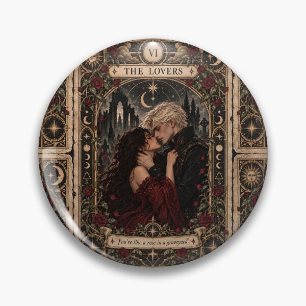 Artikelvorschau, Alchemised The Lovers Tarot – Du bist wie eine Rose auf einem Friedhof – Leichte Version entworfen und verkauft von daintyriot.