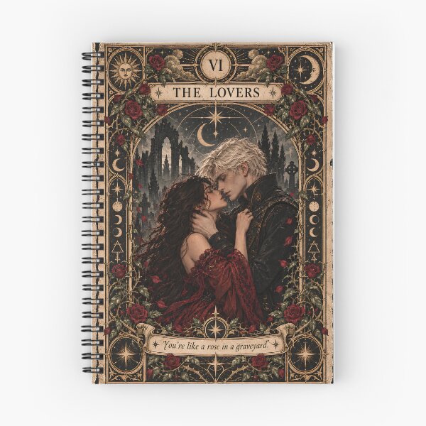Item preview, Alchemised The Lovers Tarot – You’re Like a Rose in a Graveyard - Light Version designed and sold by daintyriot.
