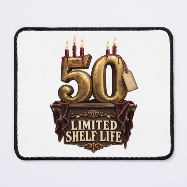 Item preview, Fifty Limited Shelf Life Birthday designed and sold by TrendTribeTP.