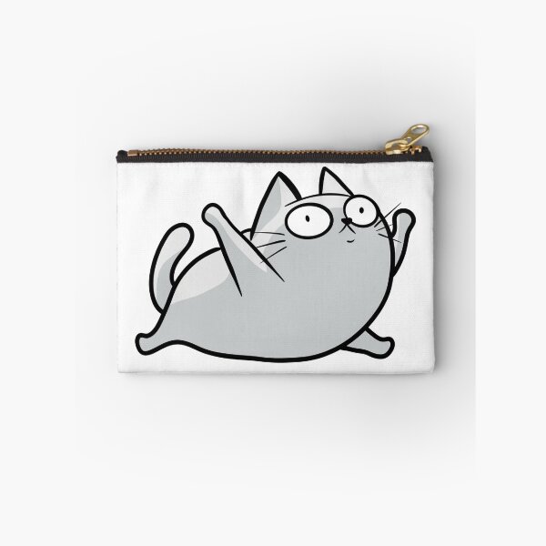 Item preview, Funny Memes Cat Running Gray Cat designed and sold by Thenoblecat.