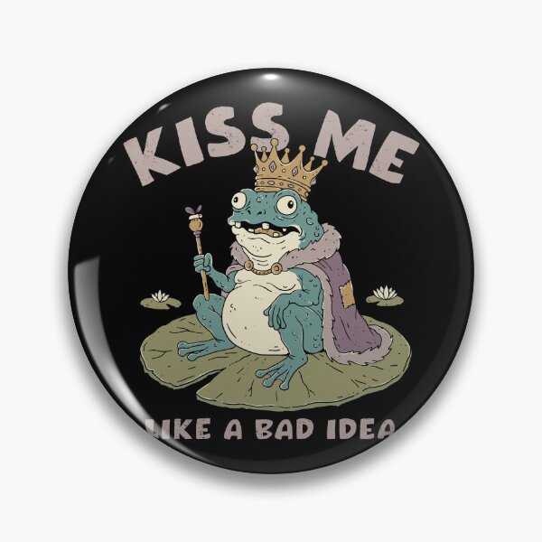 Item preview, Kiss Me Like A Bad Idea designed and sold by GODZILLARGE.