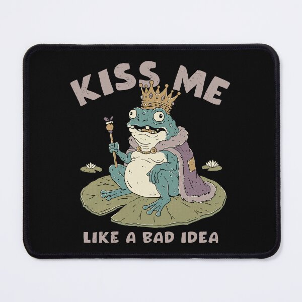Item preview, Kiss Me Like A Bad Idea designed and sold by GODZILLARGE.