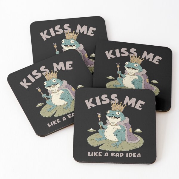 Item preview, Kiss Me Like A Bad Idea designed and sold by GODZILLARGE.