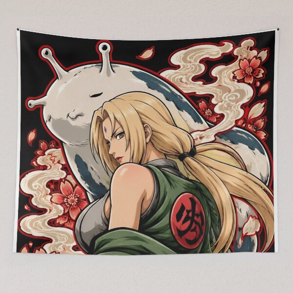 Item preview, Mystical Green Warrior Woman – Sakura Blossom Japanese Fantasy Art designed and sold by Dyan4.