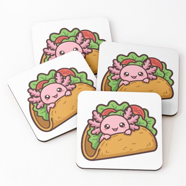 Item preview, Taco 'Bout It – Kawaii Axolotl Taco designed and sold by Radevv.